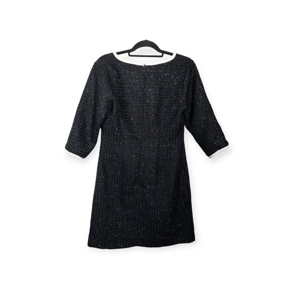 Alexia Admor Black & White Tweed Dress Orla Contrast Edge Mini SZ 8 M Luxury - Picture 2 of 8